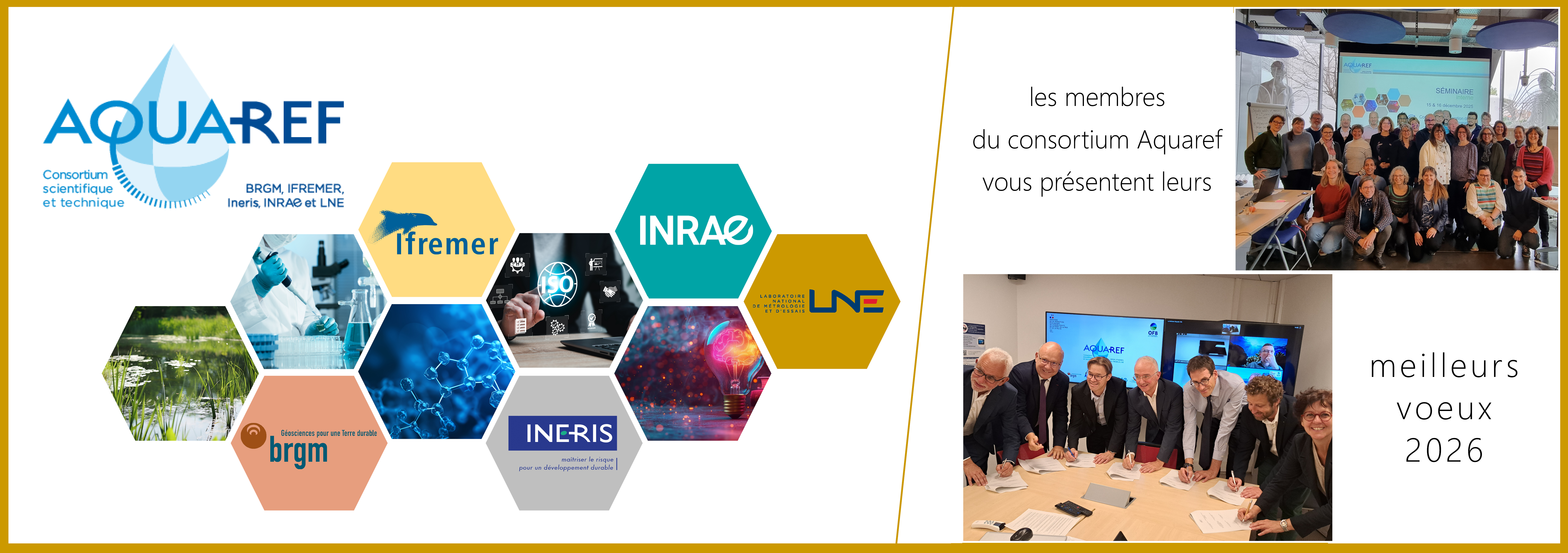 Carte de voeux Aquaref 2026